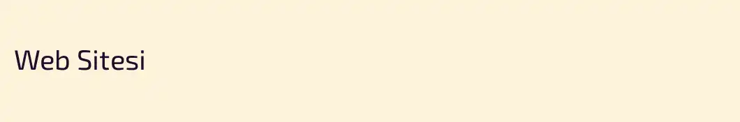 Web Sitesi